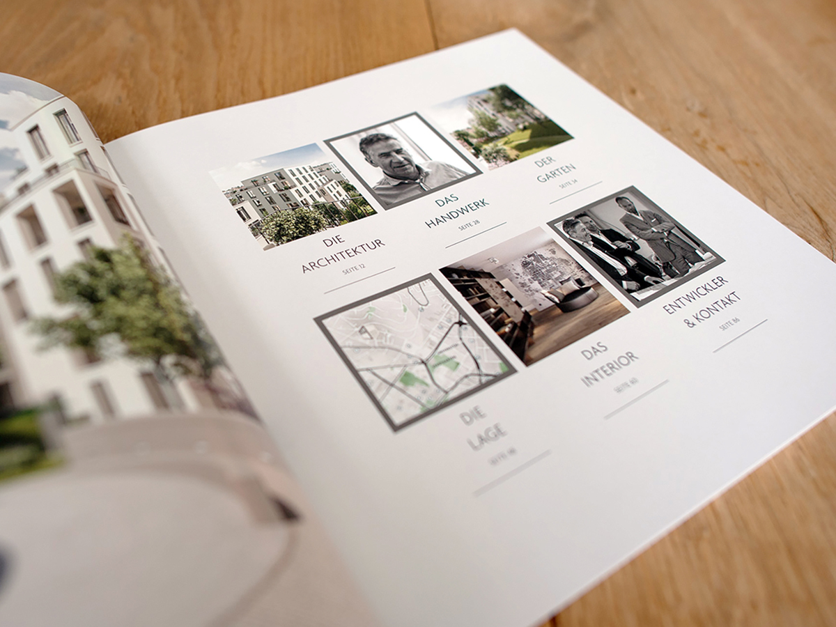 Villengarten - Text und Konzept Immobilienmarketing | Text Design Matthias Ammon