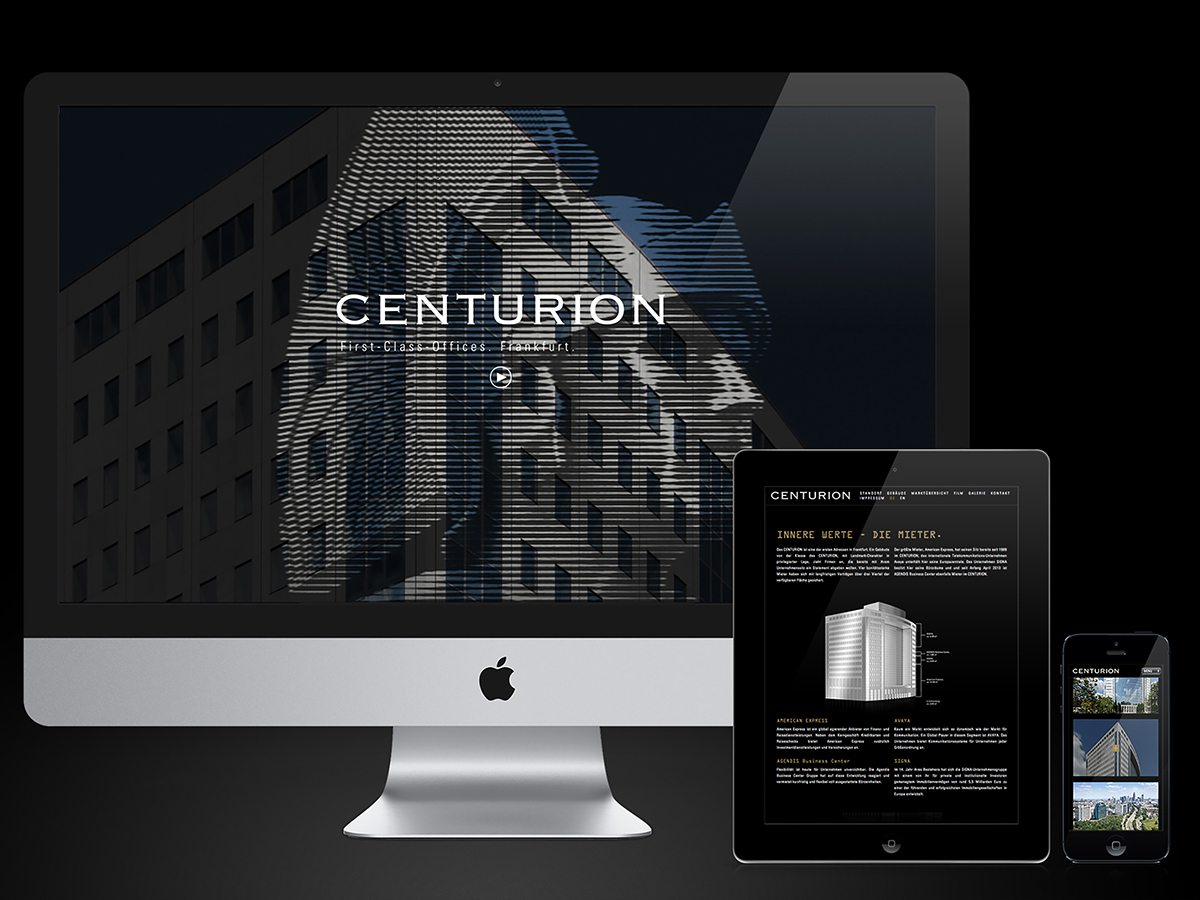 Centurion - Investment Memorandum Office-Immobilie | Text Design Matthias Ammon